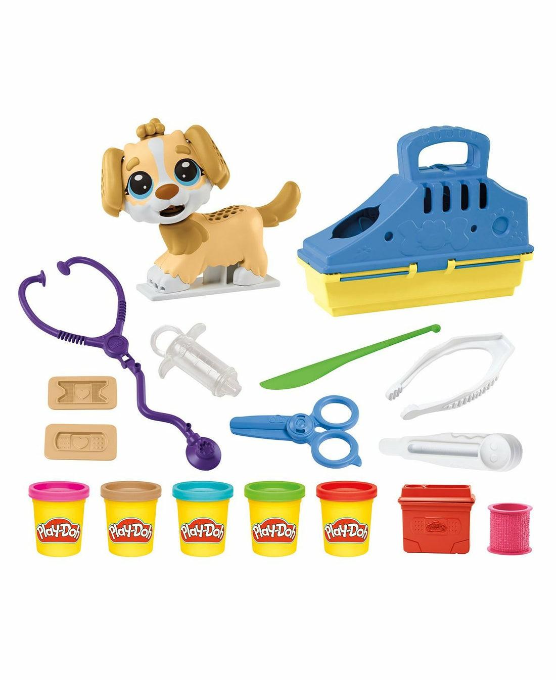 Dress Up | Play-Doh Care And Carry Vet Set – 17-Piece Interactive Toy Veterinary Kit Dress Up Dress Up