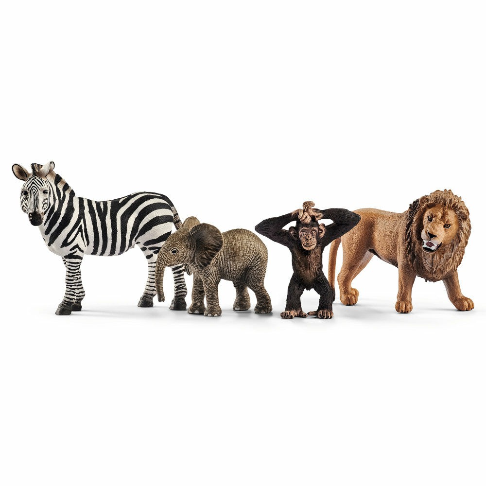 Dress Up | Schleich Wild Life 4Pc Animal Figurine Starter Set – Realistic Wildlife Toys Dress Up Dress Up