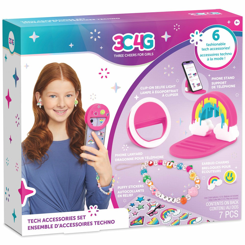 Electronics | 3C4G Tech Accessories Set – Trendy Tween Phone Customization Kit Electronics Electronics