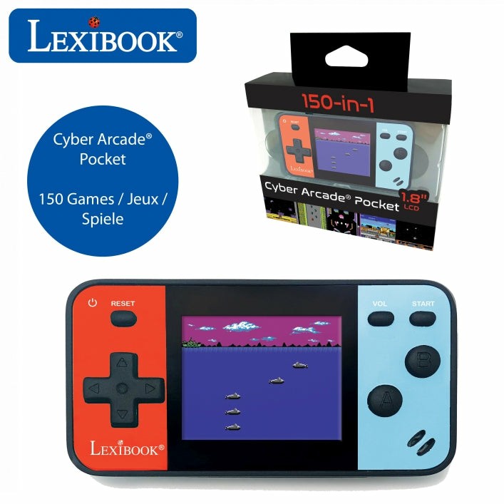 Electronics | Lexibook Mini Cyber Arcade Handheld Console With 8 Classic Games Electronics Electronics