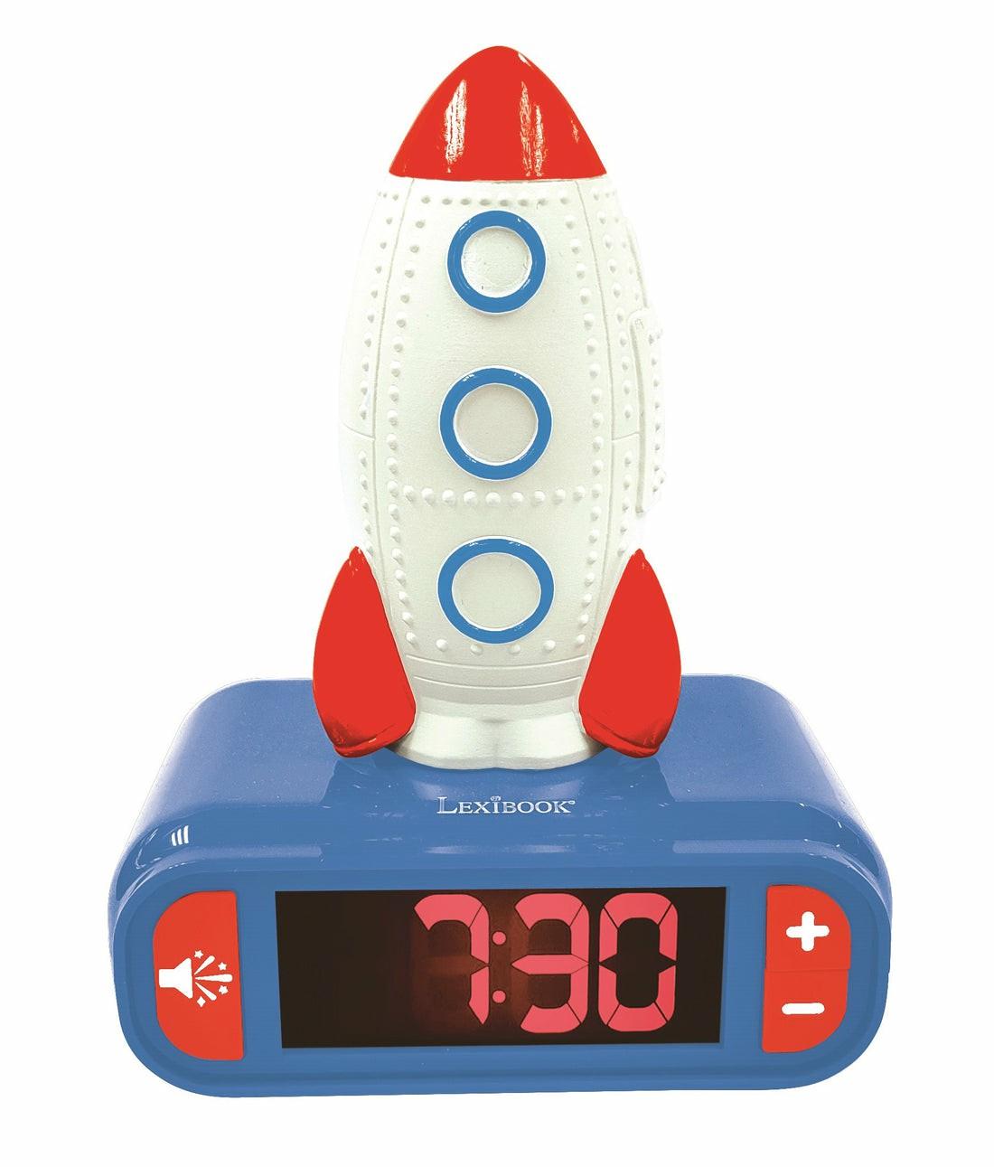 Electronics | Lexibook Rocket-Themed Digital Alarm Clock With Nightlight – Space Adventure Electronics Electronics