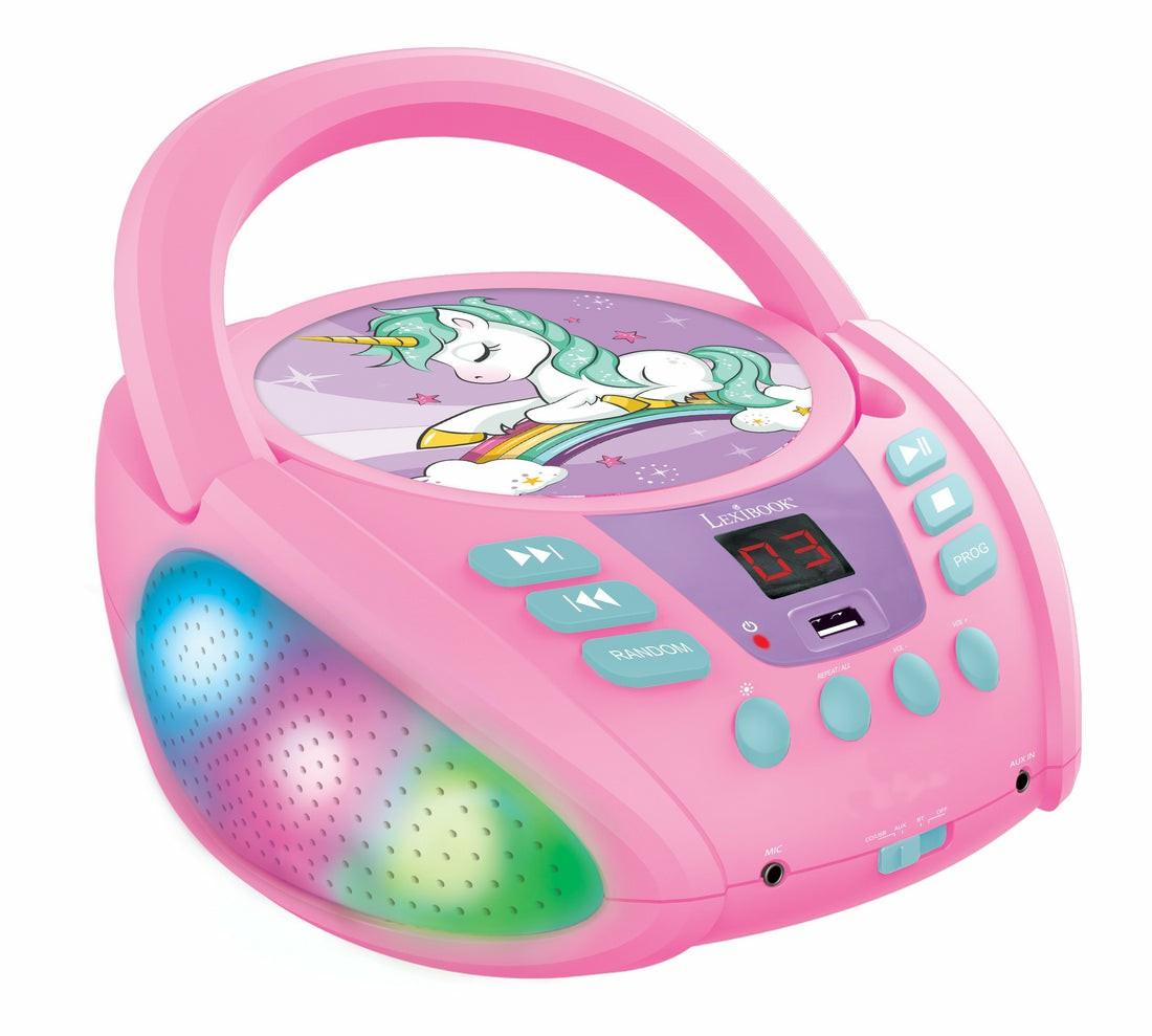 Electronics | Lexibook Unicorn-Themed Bluetooth Portable Cd Player – Multicolor Electronics Electronics