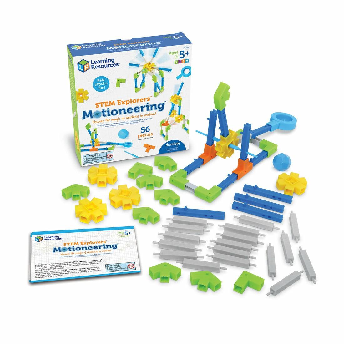 Engineering Toys | Learning Resources Stem Explorers Motioneering – Build & Learn Kit Engineering Toys Engineering Toys