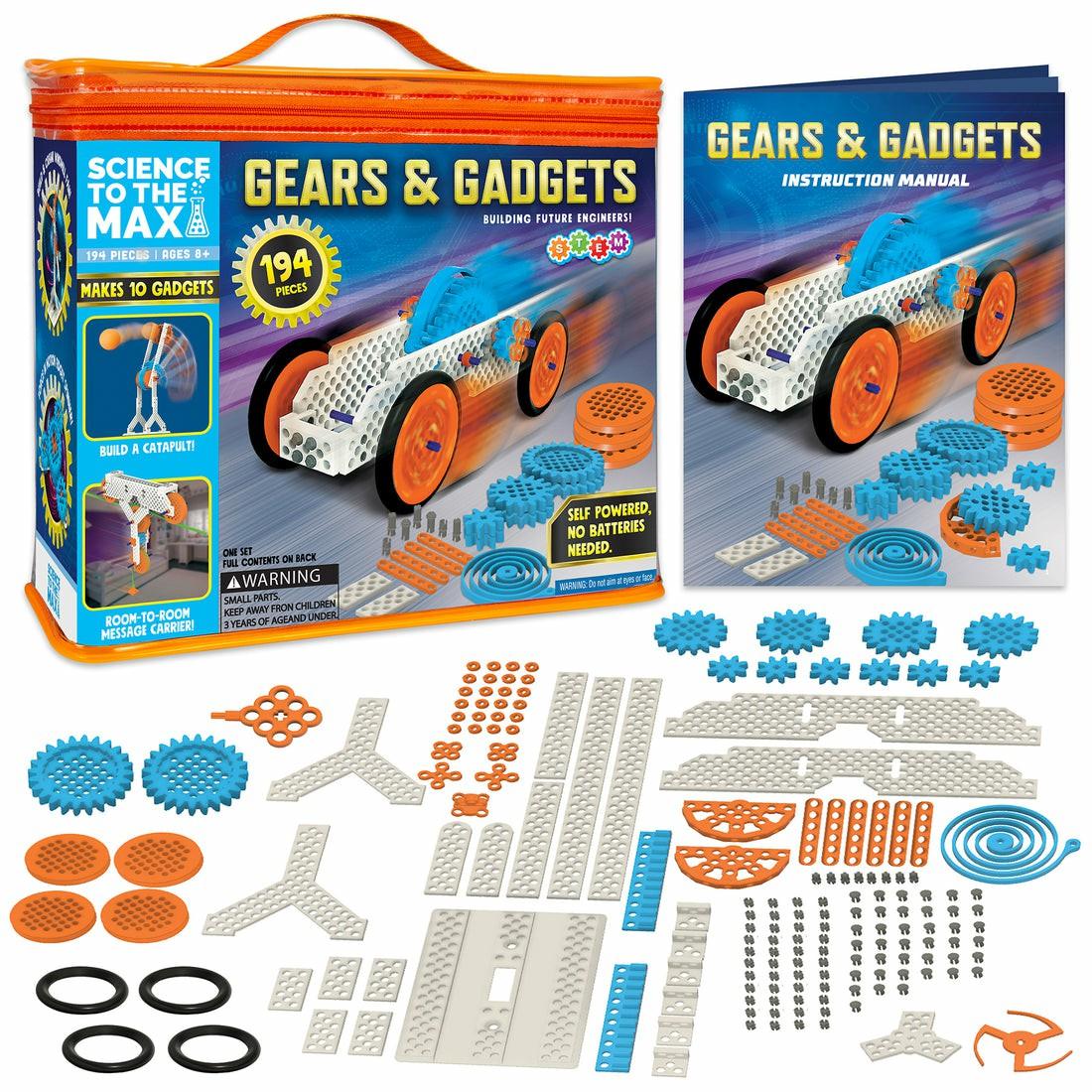 Engineering Toys | Science To The Max Gears & Gadgets Engineering Lab Kit Engineering Toys Engineering Toys