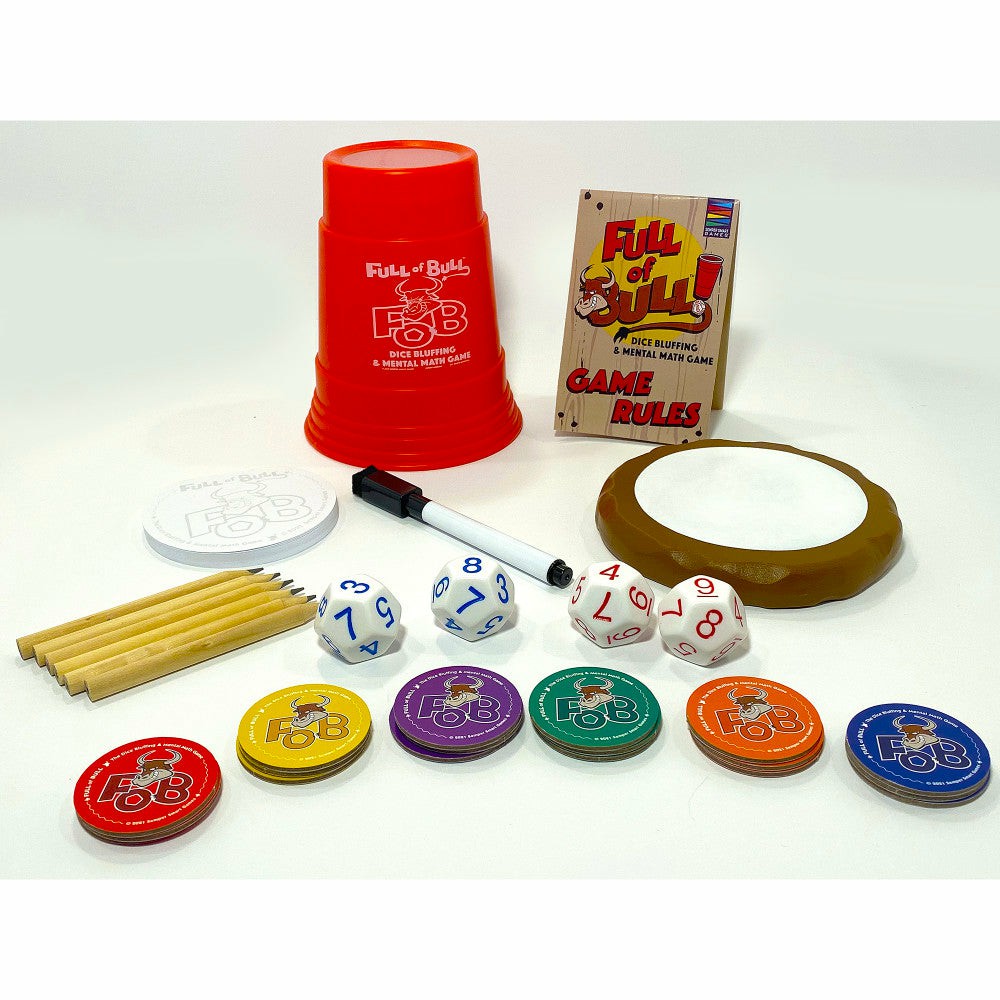 Family & Entertainments Games | Full Of Bull! Dice Bluffing & Mental Math Family Game Family & Entertainments Games Family & Entertainments Games