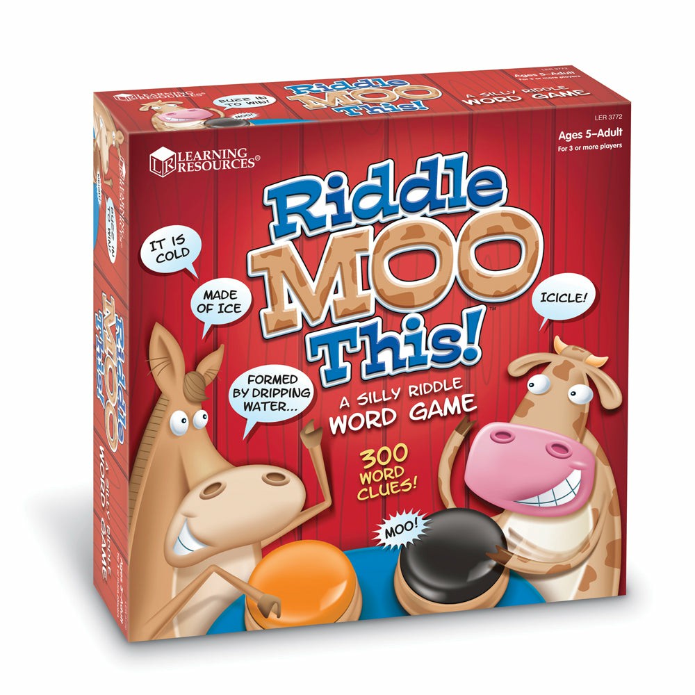 Family & Entertainments Games | Riddle Moo This Educational Riddle Word Game By Learning Resources Family & Entertainments Games Family & Entertainments Games