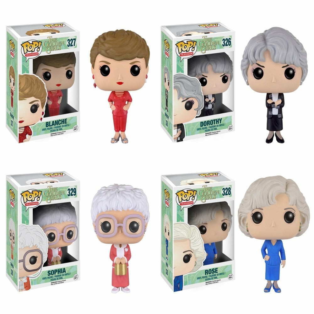 Fan Vault | Funko Golden Girls Pop! Tv 3.75 Inch Vinyl Collectors Set – Sophia, Rose, Blanche, Dorothy Action Figures & Playsets Fan Vault