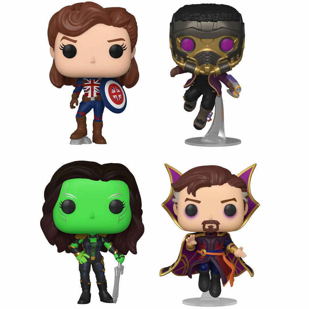 Fan Vault | Funko Marvel: Pop! What If? Series Vinyl Collectors Set – Multiverse Edition Action Figures & Playsets Fan Vault