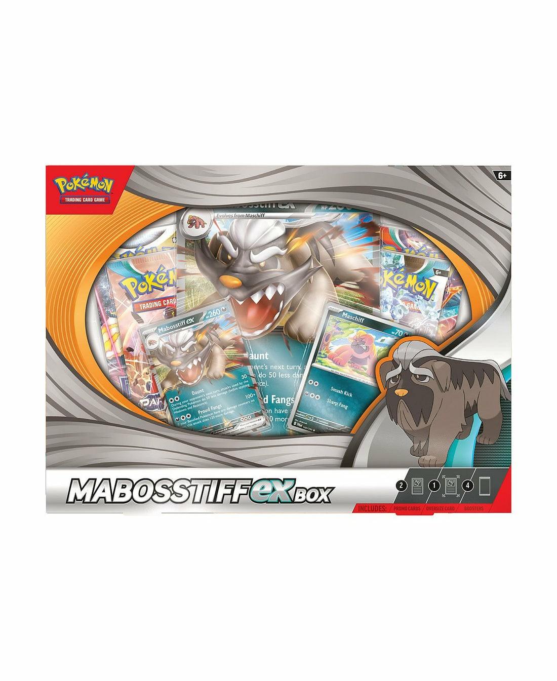 Fan Vault | Pokemon Tcg: Mabosstiff Ex Box With Foil Promo Cards And Booster Packs Action Figures & Playsets Fan Vault