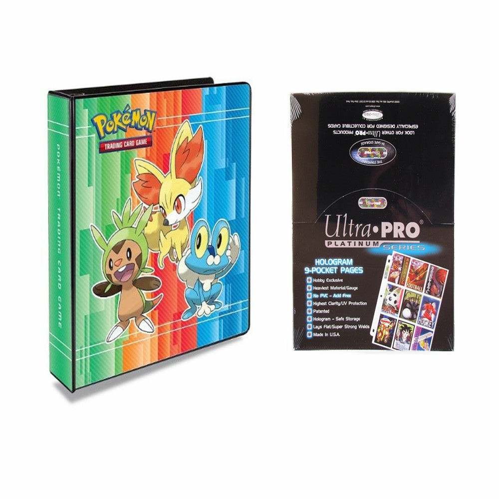 Fan Vault | Ultra Pro Pokemon X & Y 2″ 3-Ring Binder Card Album With 100 Platinum 9-Pocket Sheets Action Figures & Playsets Fan Vault