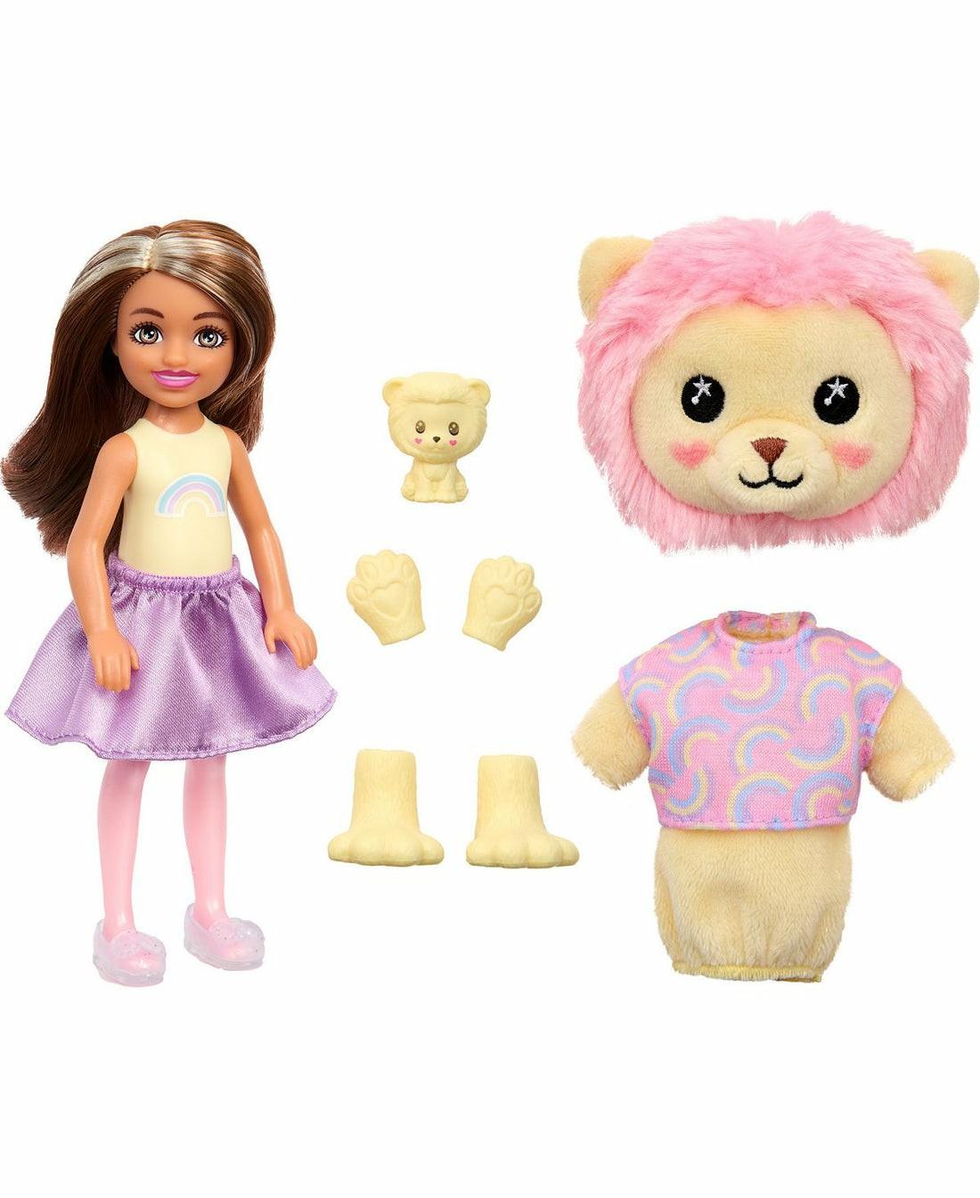 Fashion Dolls | Barbie Cutie Reveal Cozy Cute T-Shirts Series – Chelsea Doll With Lion Cub Costume Dolls & Stuffed Animals Fashion Dolls