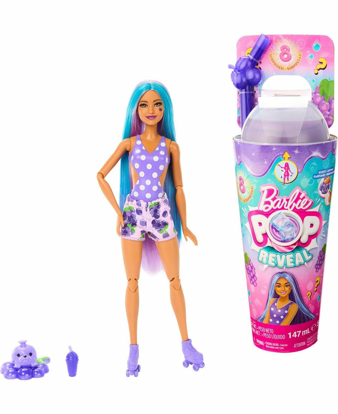 Fashion Dolls | Barbie Pop Reveal Fruit Series – Grape Fizz Doll With 8 Surprises Dolls & Stuffed Animals Fashion Dolls