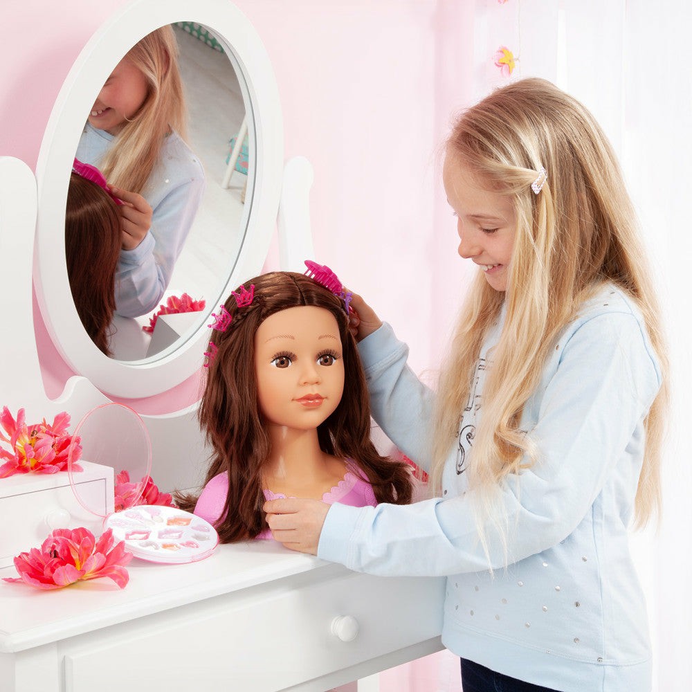 Fashion Dolls | Bayer Design 27Cm Charlene Super Model Styling Head – Luxurious Hair Dolls & Stuffed Animals Fashion Dolls