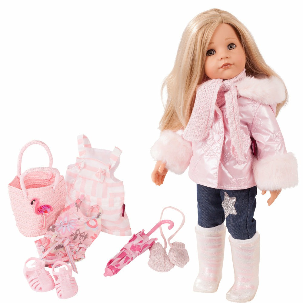 Fashion Dolls | Gotz Hannah 19.5 Inch – All Year Round Posable Doll With Seasonal Outfits Dolls & Stuffed Animals Fashion Dolls