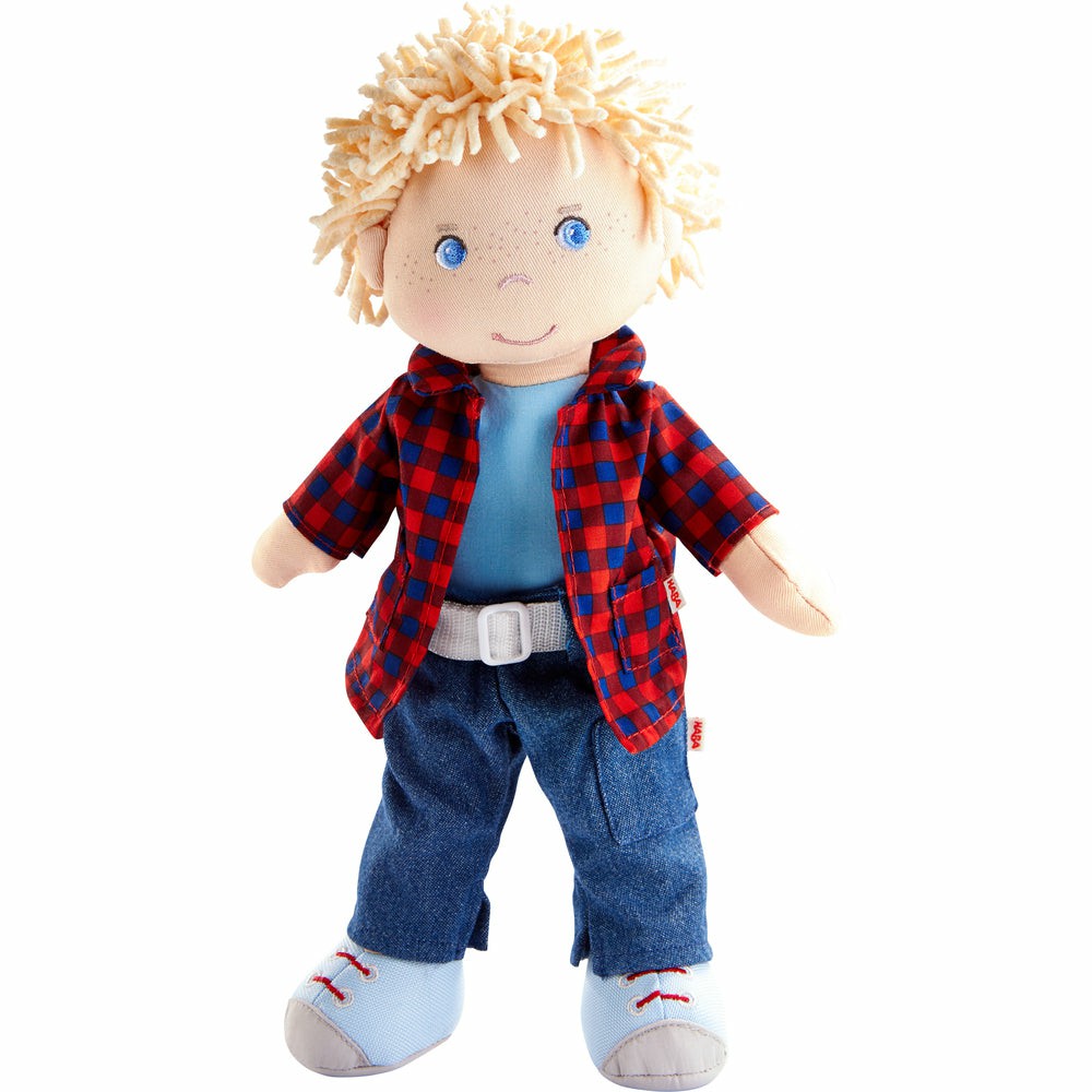 Fashion Dolls | Haba Nick 12-Inch Adventure-Ready Soft Doll With Blue Eyes Dolls & Stuffed Animals Fashion Dolls