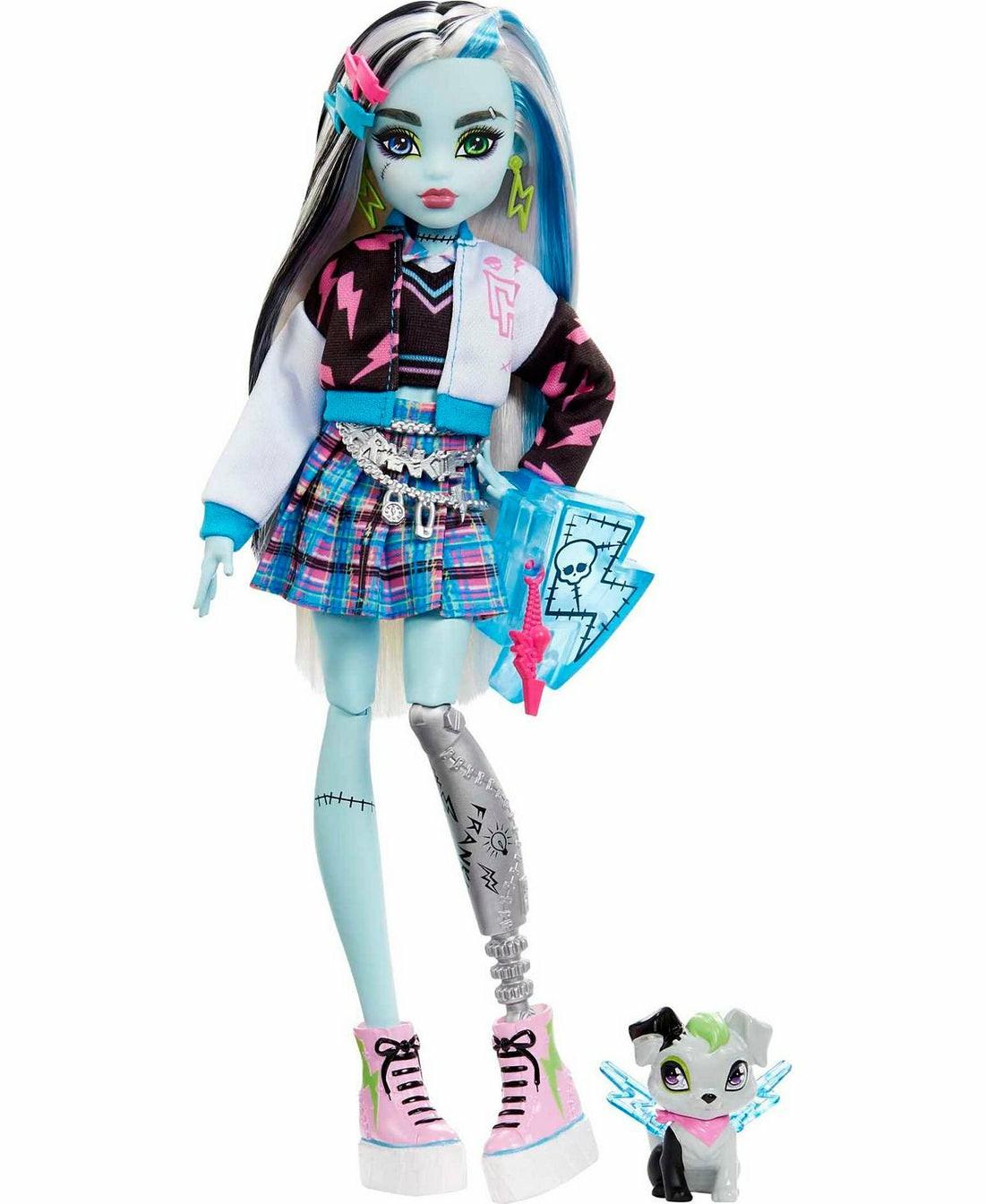 Fashion Dolls | Monster High 11 Inch Fashion Doll – Frankie Stein With Prosthetic Leg Dolls & Stuffed Animals Fashion Dolls