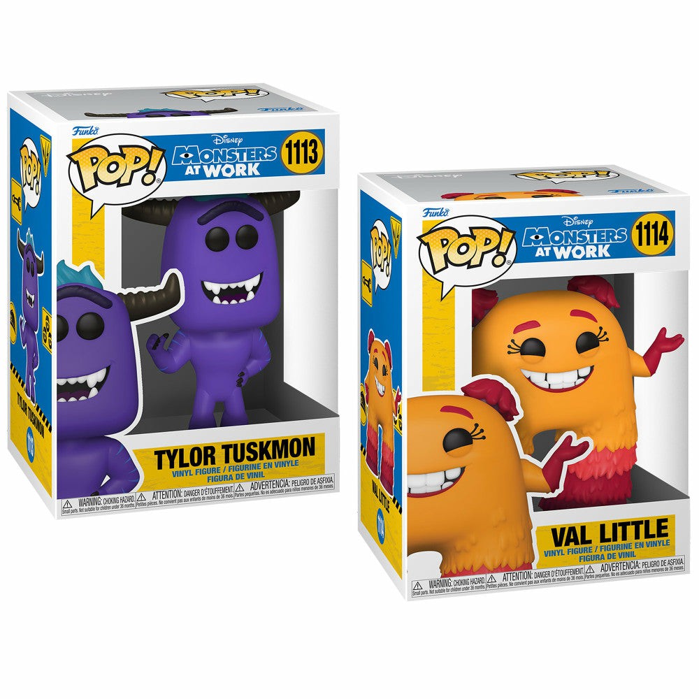 Funko | Funko Disney: Pop! Monsters At Work 9.75 Inch Vinyl Figures – Tylor & Val Action Figures & Playsets Funko