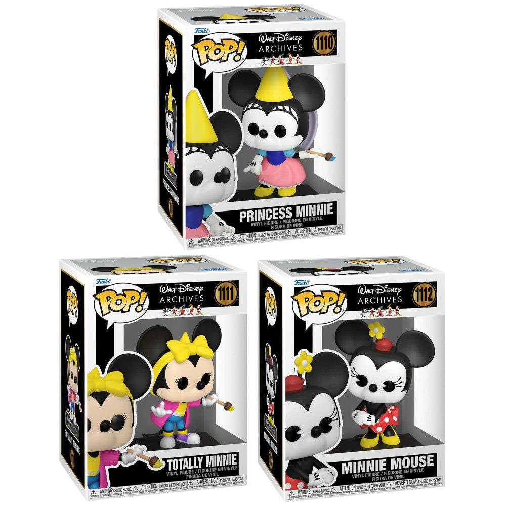 Funko | Funko Pop! Disney Minnie Mouse 4.25-Inch Vinyl Collectors Set Action Figures & Playsets Funko