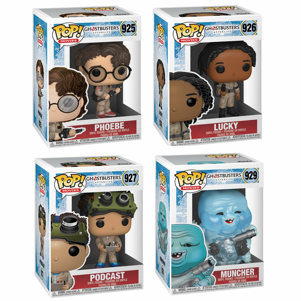 Funko | Funko Pop! Ghostbusters 2020 3.75 Inch Vinyl Collectors Set – Phoebe, Lucky, Podcast, Muncher Action Figures & Playsets Funko