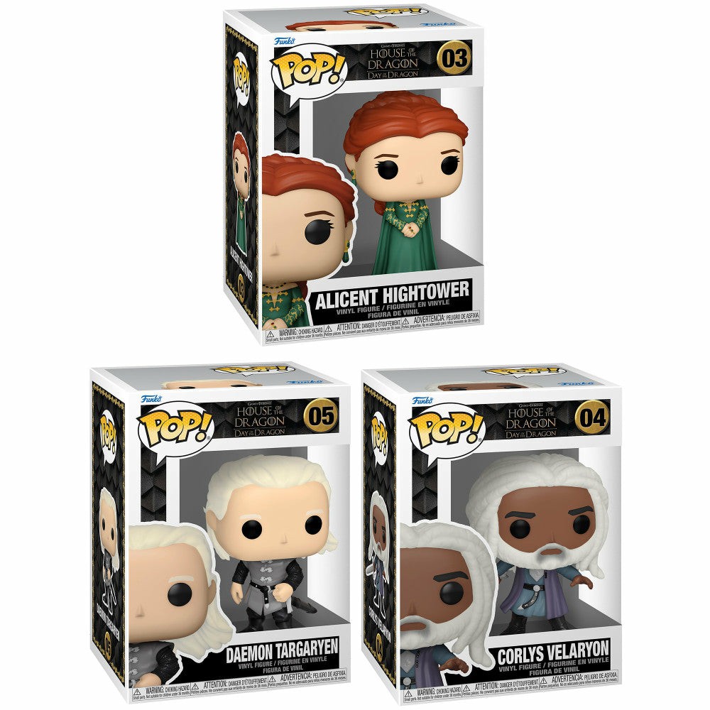 Funko | Funko Pop! House Of The Dragon Vinyl Figures – Alicent, Daemon, Coryls Action Figures & Playsets Funko