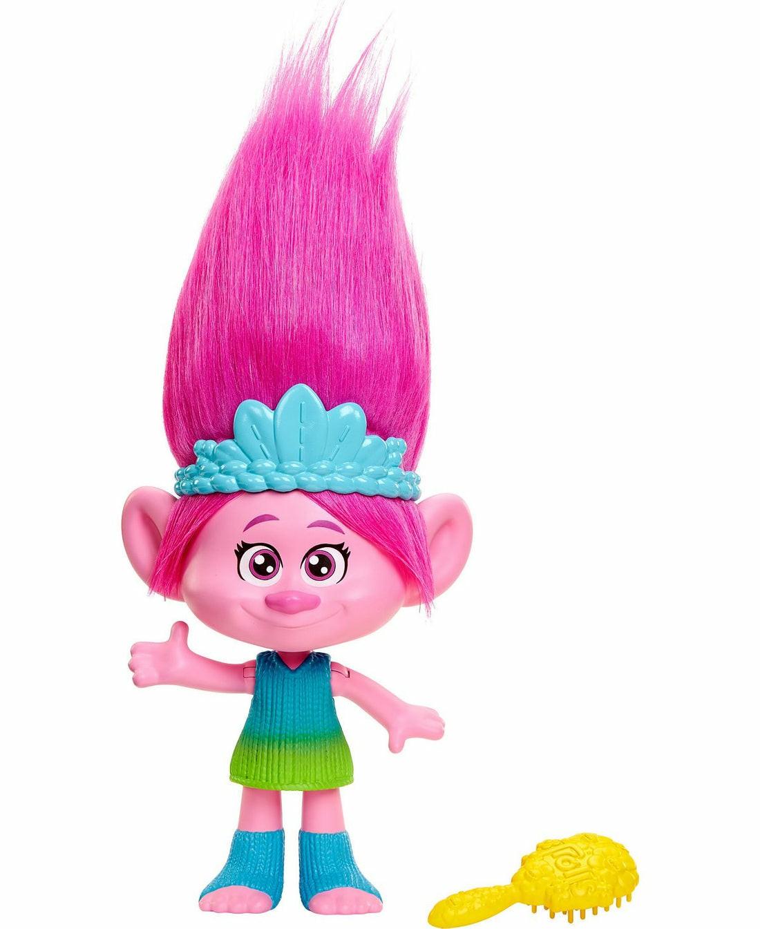 Interactive Dolls & Pets | Dreamworks Trolls Rainbow Hairtunes Poppy Doll With Light And Sound Dolls & Stuffed Animals Interactive Dolls & Pets