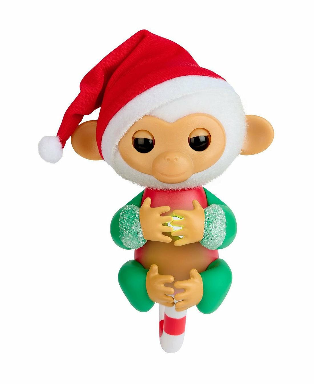 Interactive Dolls & Pets | Fingerlings Interactive Baby Monkey Snowbelle, Holiday Edition With 70+ Sounds & Reactions Dolls & Stuffed Animals Interactive Dolls & Pets