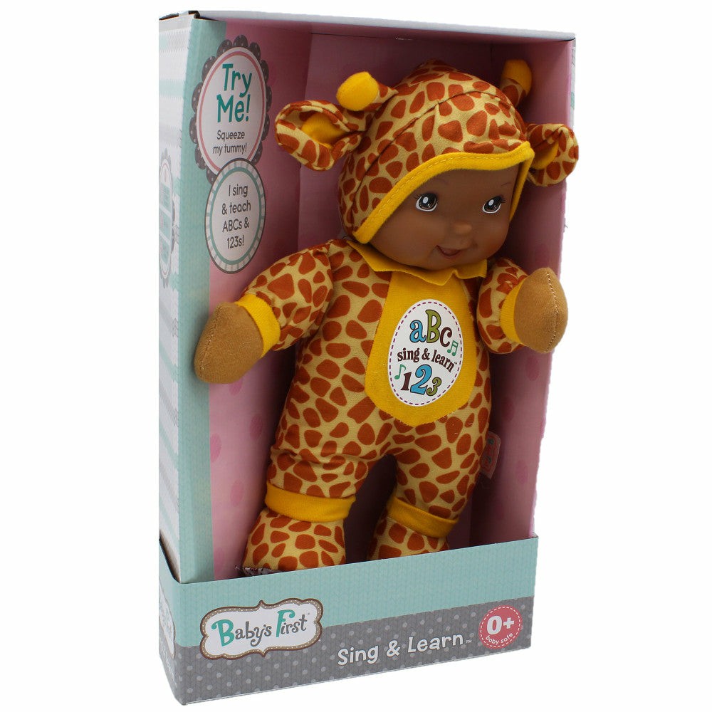 Interactive Dolls & Pets | Goldberger Baby’s First – Sing & Learn Giraffe Doll Dolls & Stuffed Animals Interactive Dolls & Pets