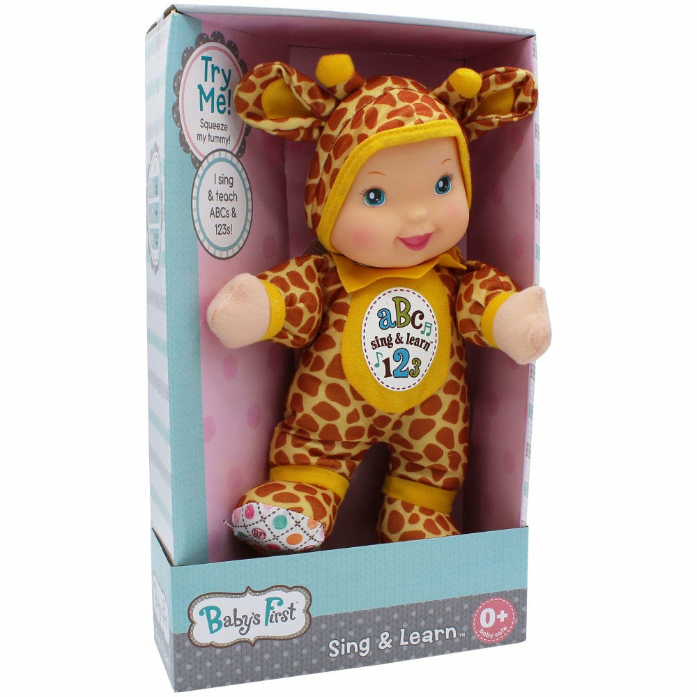 Interactive Dolls & Pets | Goldberger Baby’s First Sing & Learn Giraffe – Interactive Learning Doll Dolls & Stuffed Animals Interactive Dolls & Pets