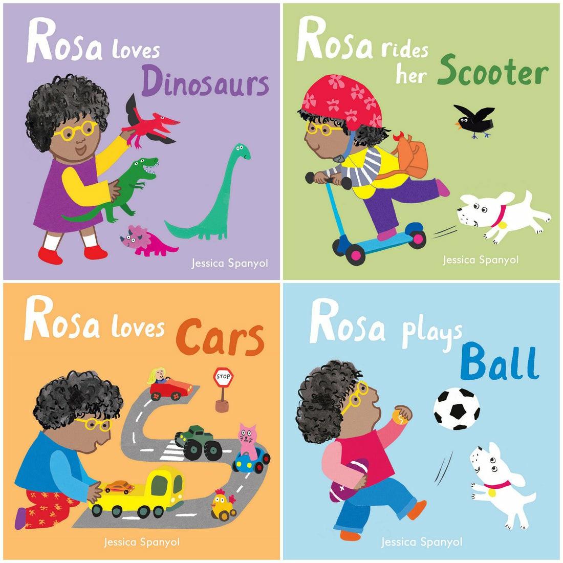 Kids Books | All About Rosa Bilingual Board Book Set, 4 Pieces Books Kids Books