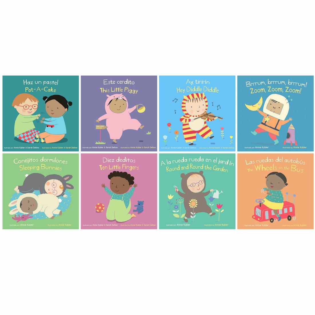 Kids Books | Child’s Play Books Bilingual Baby Rhyme Time 8-Book Set Books Kids Books