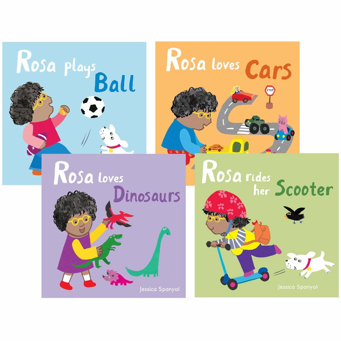 Kids Books | Rosa’s Adventures Board Book Set – 4 Piece Collection Books Kids Books