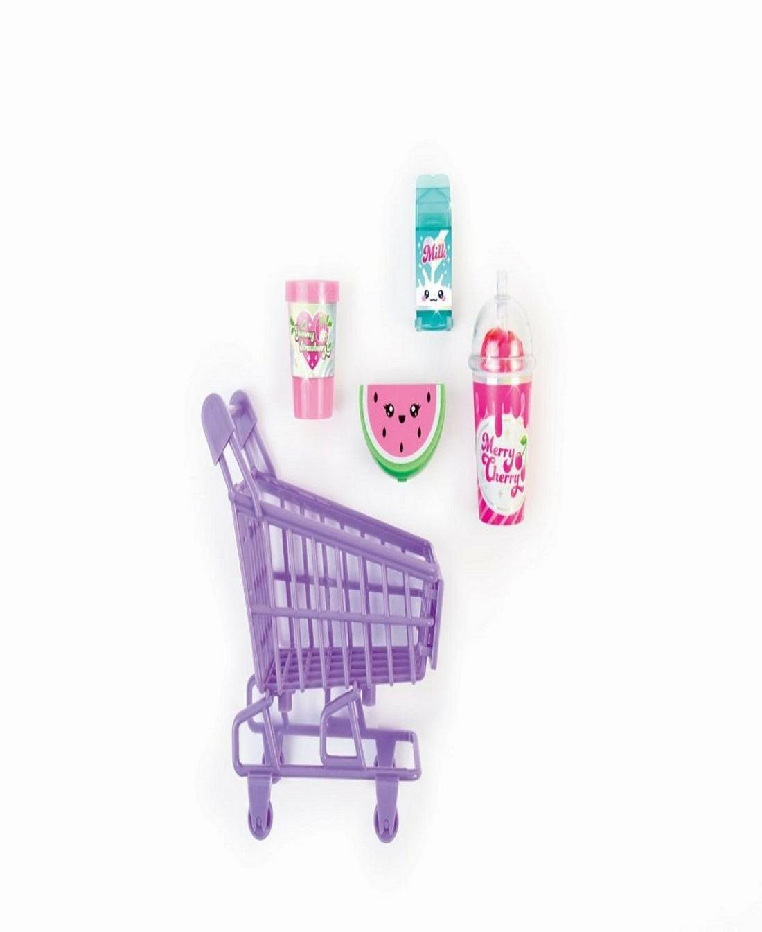 Kitchens & Play Food | 3C4G Tiny Treats Trolley Scented Lip Gloss Set For Girls Ages 8+ Kitchens & Play Food Kitchens & Play Food