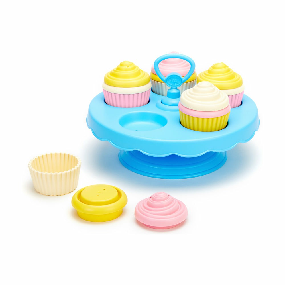 Kitchens & Play Food | Green Toys Eco-Friendly Cupcake Playset For Kids Kitchens & Play Food Kitchens & Play Food