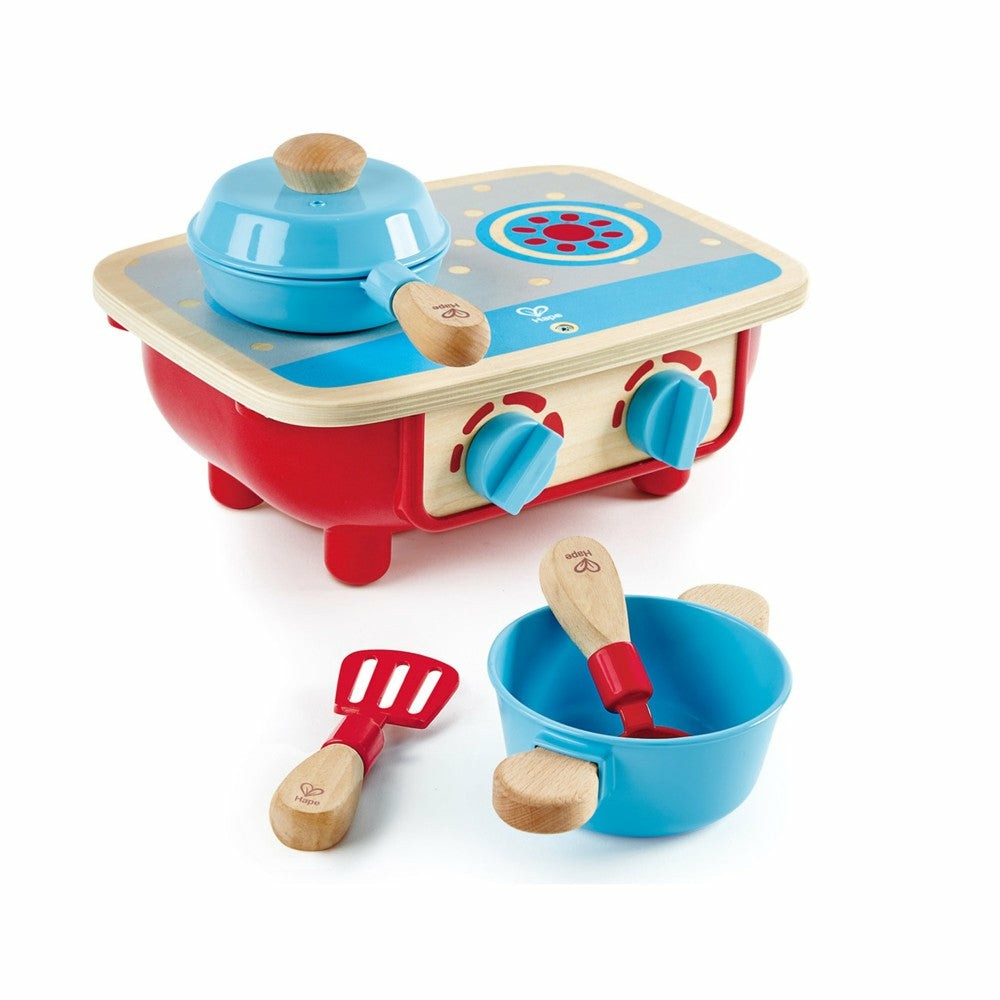 Kitchens & Play Food | Hape Deluxe Wooden Toddler Kitchen Playset – 6 Piece Set Kitchens & Play Food Kitchens & Play Food