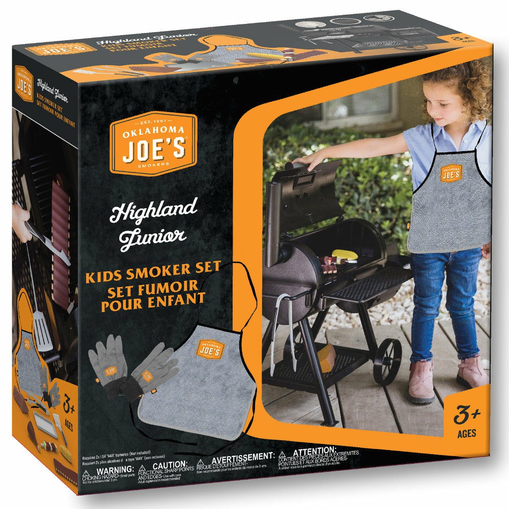 Kitchens & Play Food | Oklahoma Joe’s Kids Bbq Smoker Playset – Realistic Steam Feature Kitchens & Play Food Kitchens & Play Food