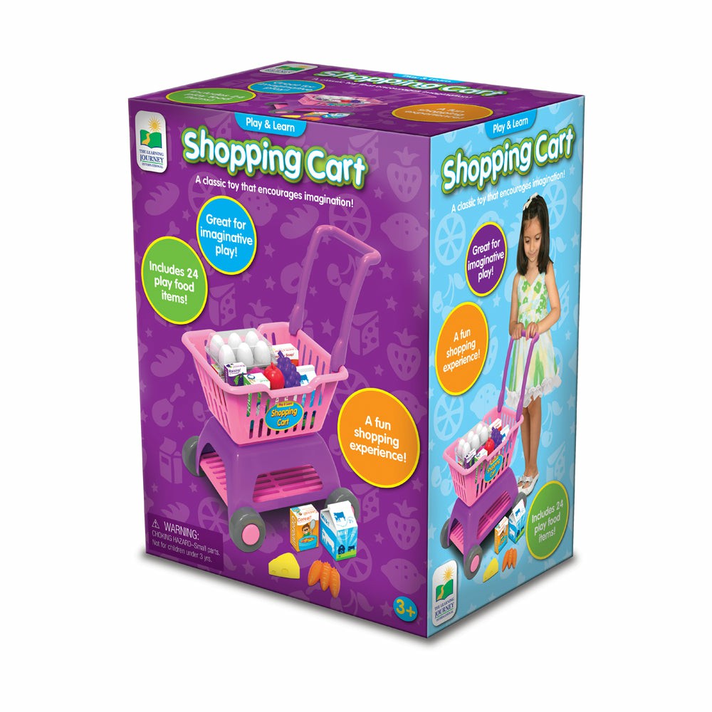 Kitchens & Play Food | The Learning Journey Play & Learn Shopping Cart – Interactive Pretend Playset Kitchens & Play Food Kitchens & Play Food