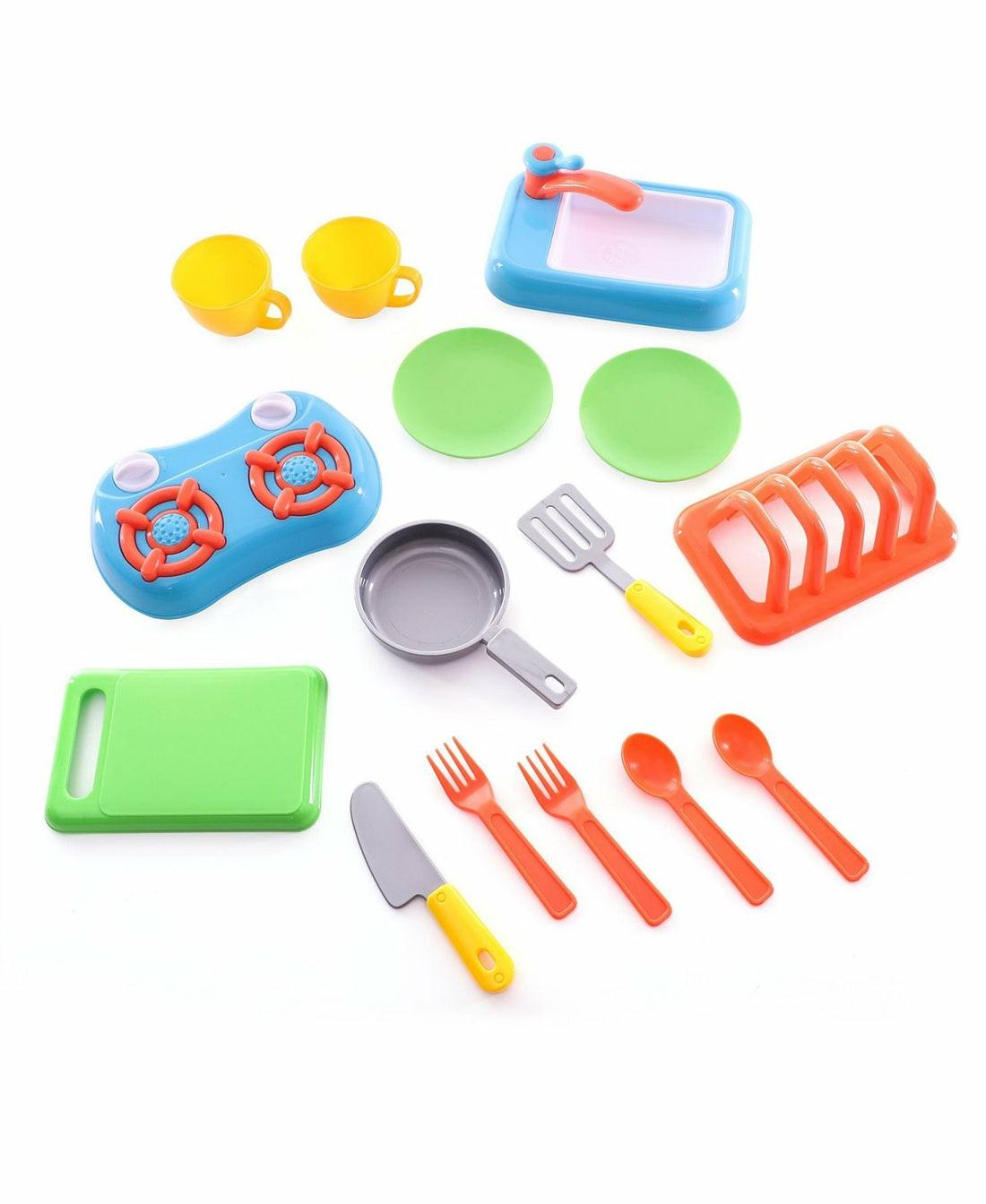 Kitchens & Play Food | Toys R Us Complete Kitchen Playset For Kids – Colorful Pretend Cooking Set Kitchens & Play Food Kitchens & Play Food