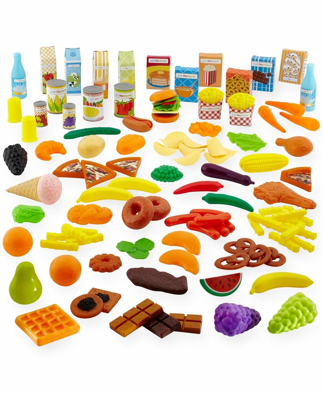 Kitchens & Play Food | Toys R Us Deluxe 120-Piece Play Food Set For Kids Kitchens & Play Food Kitchens & Play Food