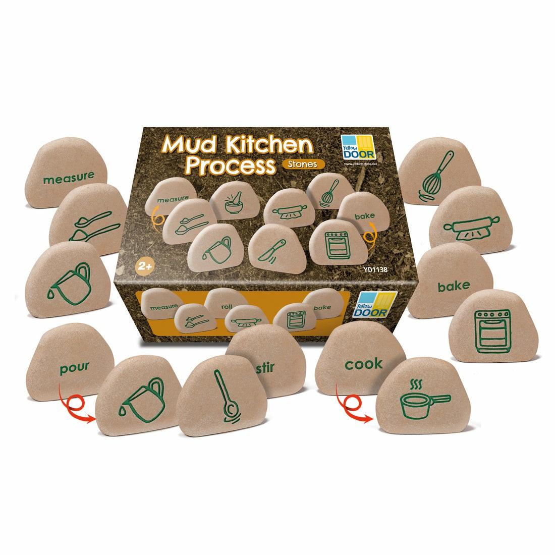 Kitchens & Play Food | Yellow Door Mud Kitchen Process Stones Educational Set Kitchens & Play Food Kitchens & Play Food