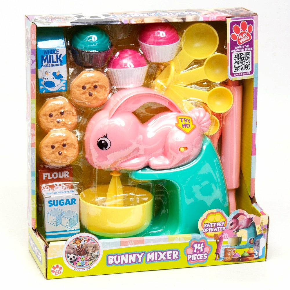 Kitchens & Play Food | Zoo Troop: Bunny Mixer 14-Piece Kitchen Playset For Kids, Ages 2+ Kitchens & Play Food Kitchens & Play Food