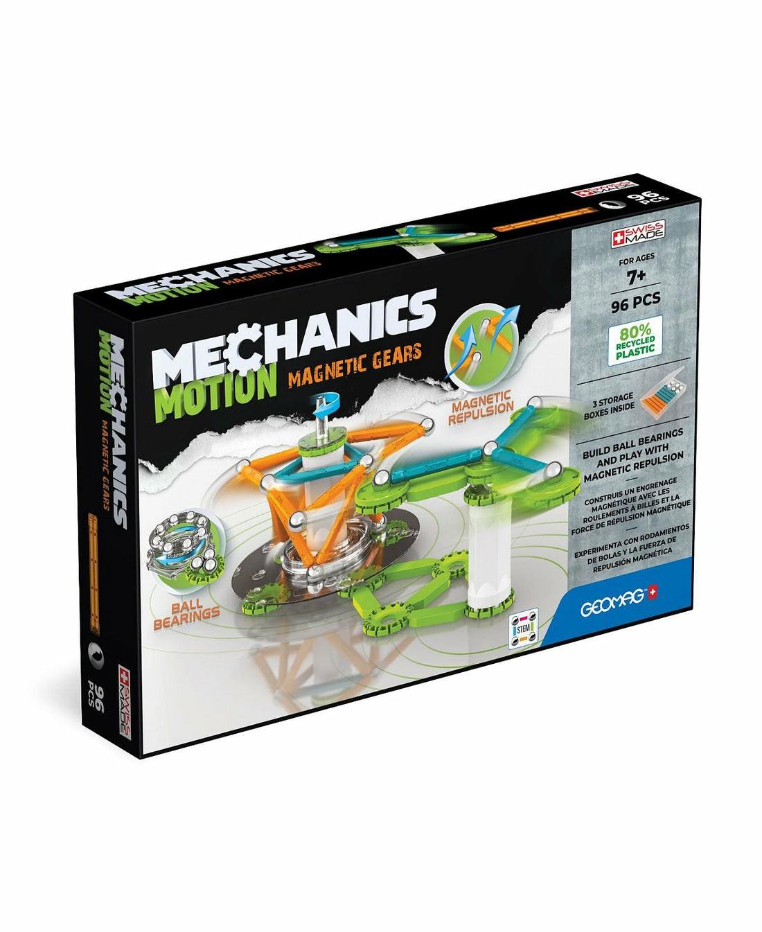 Magnetic Tiles & Building Sets | Geomag Mechanics Magnetic Gears Set – 96 Pieces, Stem Authenticated Building Blocks & Sets Magnetic Tiles & Building Sets