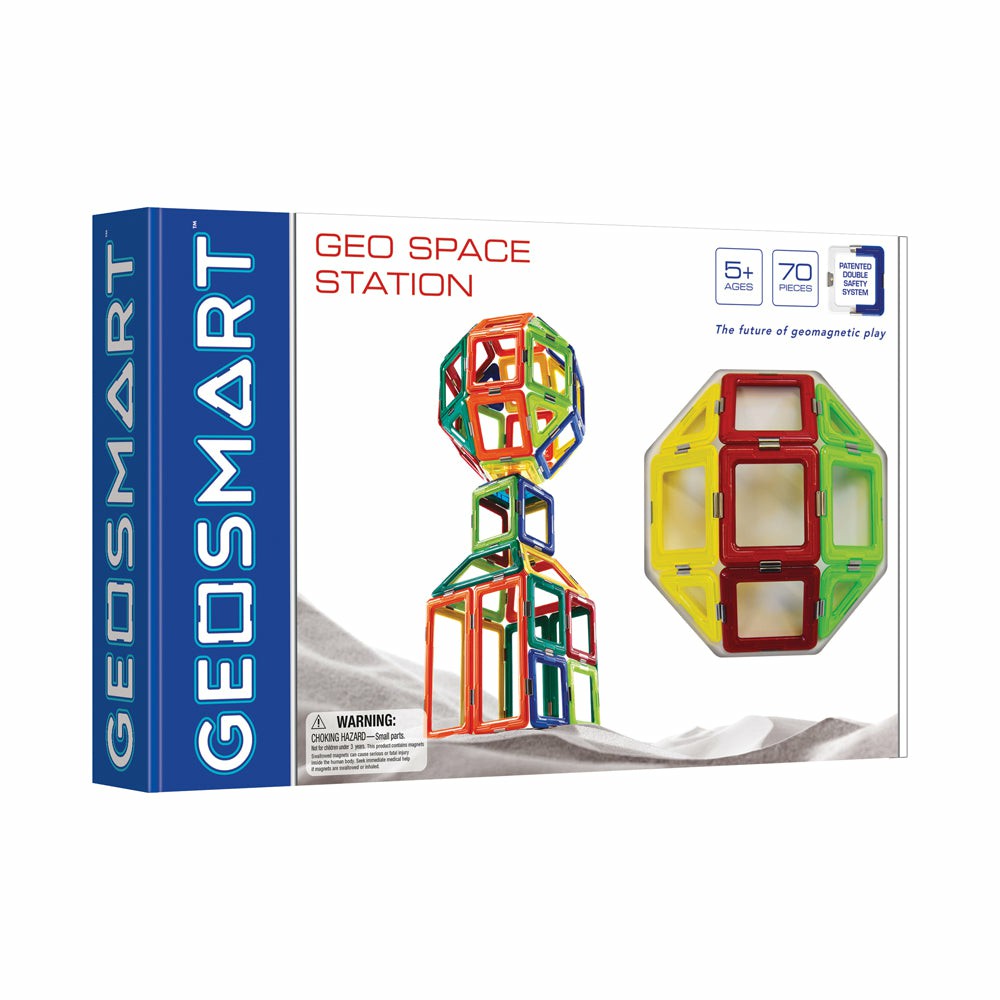 Magnetic Tiles & Building Sets | Geosmart Geospace Station Magnetic Building Set – 70 Pieces Building Blocks & Sets Magnetic Tiles & Building Sets