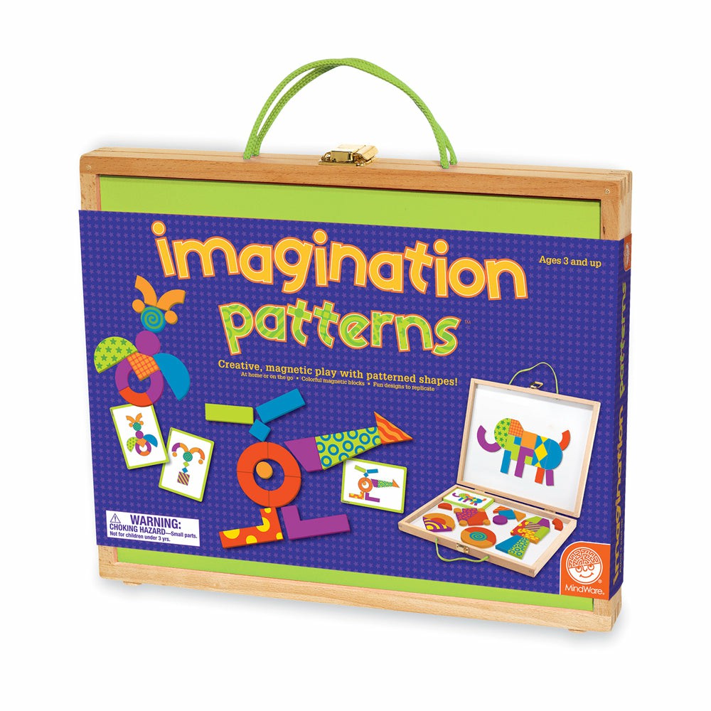 Magnetic Tiles & Building Sets | Mindware Imagination Patterns Deluxe Magnetic Building Set Building Blocks & Sets Magnetic Tiles & Building Sets