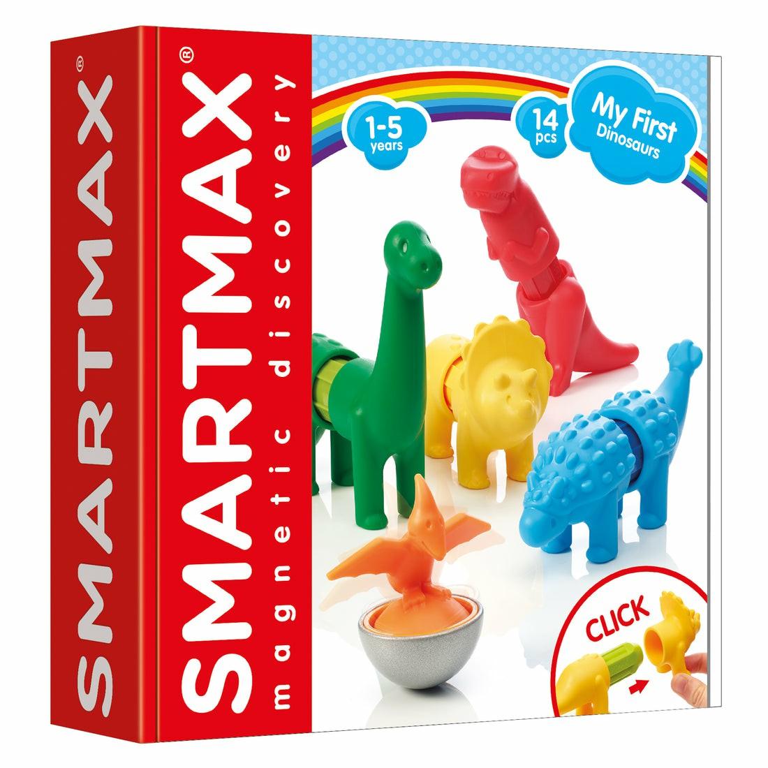 Magnetic Tiles & Building Sets | Smartmax My First Dinosaurs Magnetic Building Set, 14 Pieces Building Blocks & Sets Magnetic Tiles & Building Sets