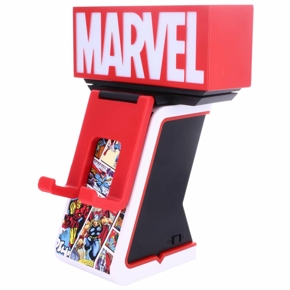 Marvel | Cable Guys Led Ikons – Marvel Red Brick Logo – Illuminated Device Holder Action Figures & Playsets Marvel