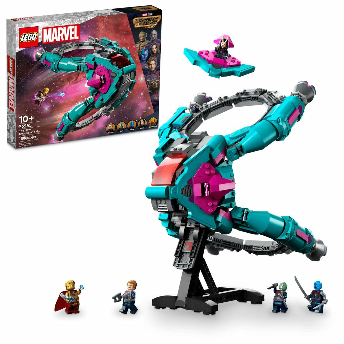 Marvel | Lego Marvel Guardians Of The Galaxy Ship 76255 Building Set (1,108 Pieces) Action Figures & Playsets Marvel