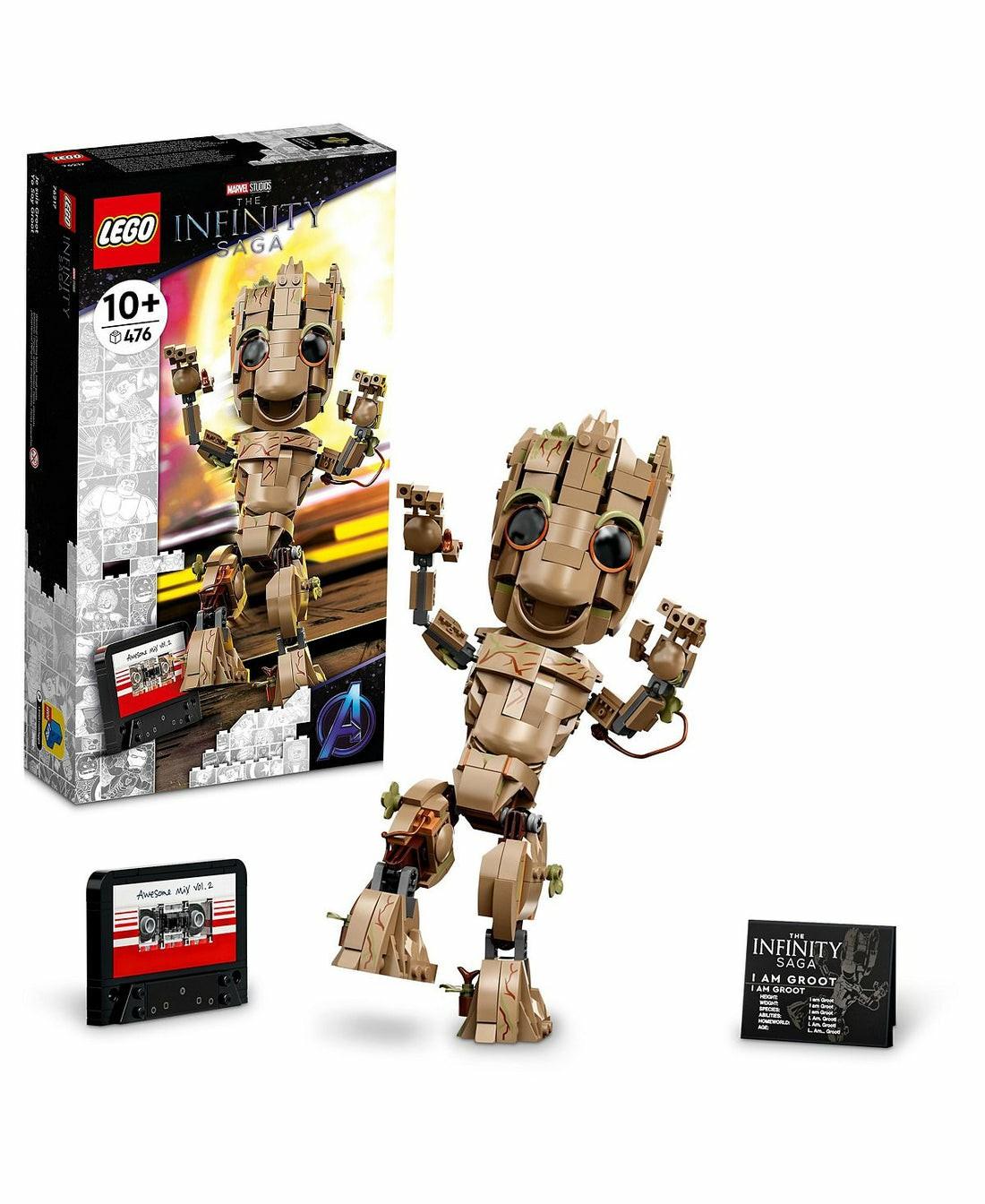 Marvel | Lego Marvel Guardians Of The Galaxy Vol. 2 I Am Groot 76217 Building Kit – 476 Pieces Action Figures & Playsets Marvel