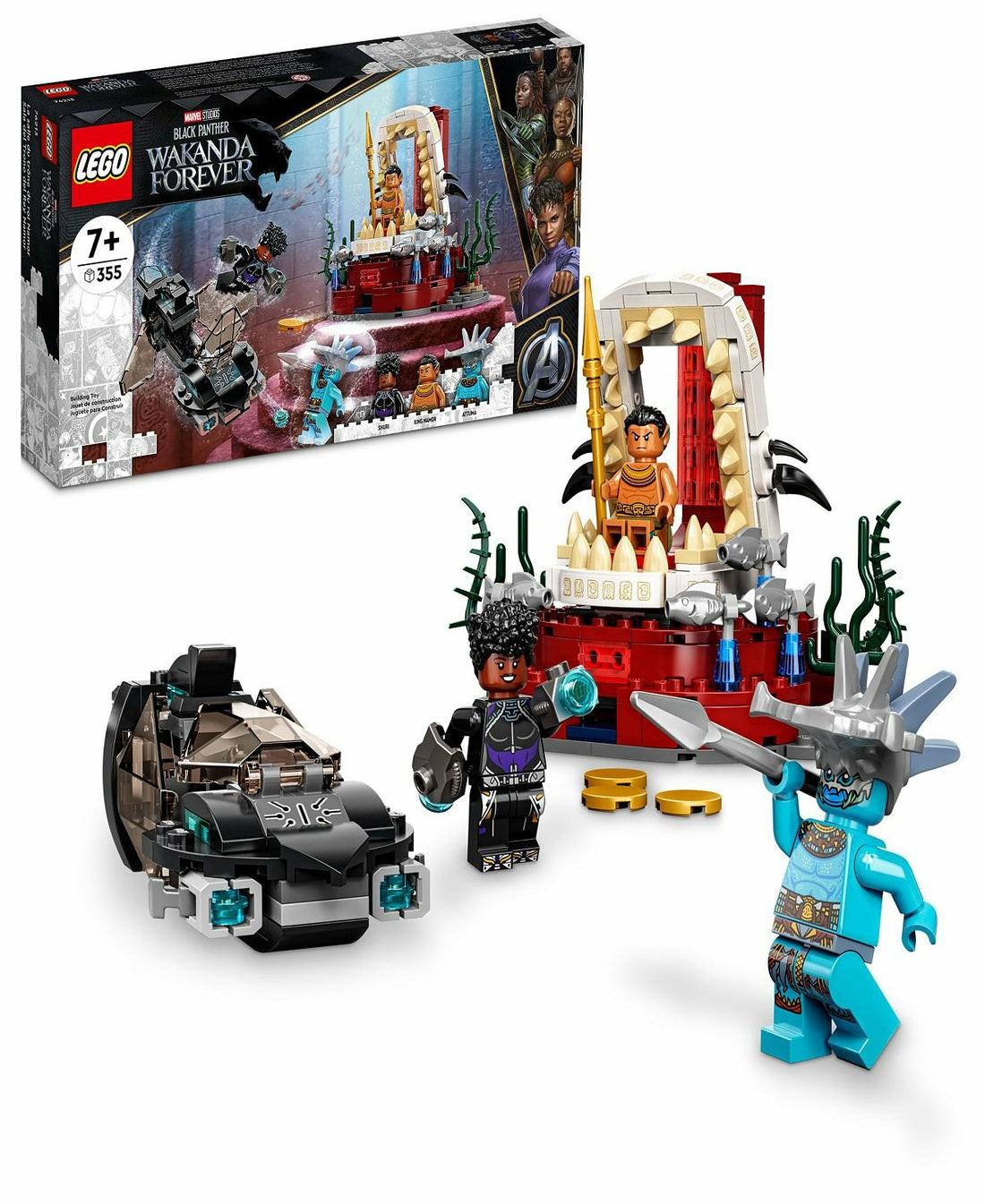 Marvel | Lego Marvel King Namor’s Throne Room 76213 Building Kit – 355 Pieces Action Figures & Playsets Marvel