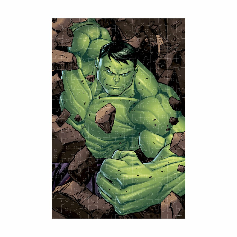 Marvel | Marvel Avengers Incredible Hulk 3D Lenticular Puzzle – 300 Pc Action Figures & Playsets Marvel