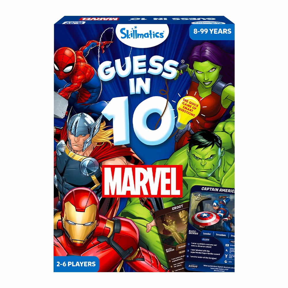 Marvel | Marvel Guess In 10 Super Heroes Card Game Action Figures & Playsets Marvel